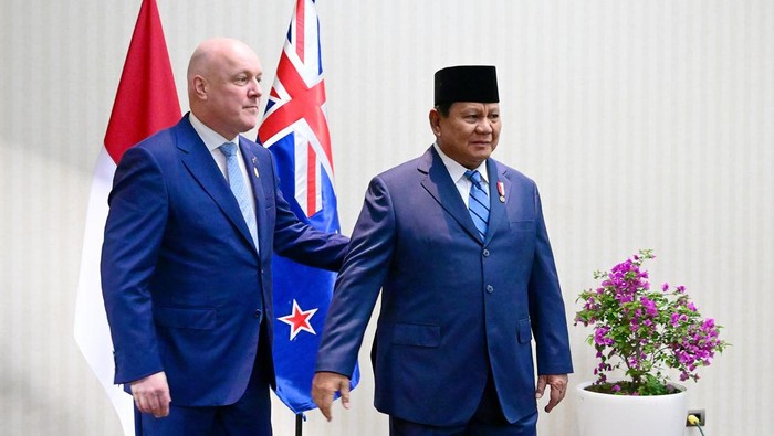 Presiden Prabowo bersama PM Selandia Baru