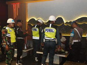 6 Polisi Terjaring Razia Propam di THM Mamuju, Diberi Sanksi Disiplin