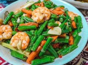 Resep Oseng Kacang Panjang dan Udang yang Segar Gurih Untuk Bekal