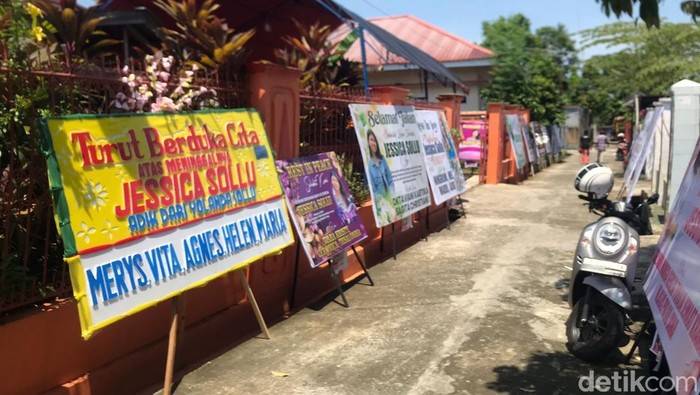 Rumah duka Jessica Sollu alias Chika atau Jeje di Kota Palopo.