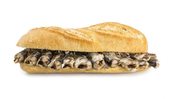 ilustrasi sandwich sarden