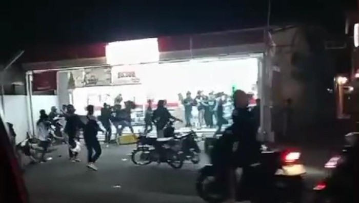 Tangkapan layar keributan di Majalengka.