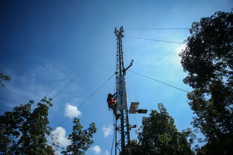 Tower BTS di Kepulauan Anambas