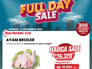 Ayam Broiler Banting Harga di Transmart Full Day Sale, Jadi Semurah Ini!