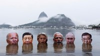 Para demonstran juga menuntut penetapan batas wilayah adat secara hukum di Brasil.