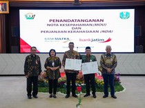 Bank Jatim dan Bank Sultra Teken MoU soal Rencana Kerja Sama Bisnis-KUB