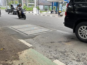 Bekas Galian Kabel di Kota Bandung Jadi Masalah Baru