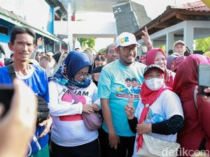 Antusiasme Warga Sumenep Ikut Senam Bareng Cabup Fauzi