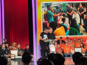 Dharma Pakai Kaus GTA di Penutup Debat Ketiga Pilgub Jakarta