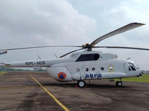 Sumsel Dapat Bantuan 5 Helikopter Water Bombing Atasi Karhutla