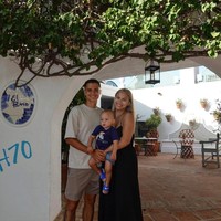 Belum diketahui kapan Eliano dan Marciana menikah namun putra mereka lahir pada 2023 yang diberi nama Louay Reijnders. Foto: Instagram Marciana Rathna