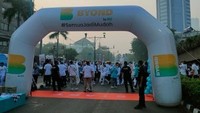 Flag Off Funwalk dibuka oleh Direktur Utama PT Bank Syariah Indonesia Tbk (BSI) Hery Gunardi. Dok. BSI/BNR