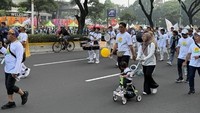 Acara diisi juga oleh rangkaian aktivitas seru dari mulai zumba, poundfit, beragam booth kuliner, games dan merchandise dari BYOND by BSI. Dok. BSI/BNR