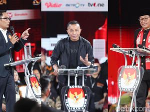 Momen Ketiga Calon Gubernur Jakarta Saling Adu Gagasan