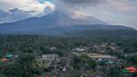 Penampakan Pasar Boru Lumpuh Terdampak Erupsi Gunung Lewotobi