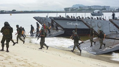 Potret Militer Brasil Gelar Latihan Keselamatan Jelang KTT G20
