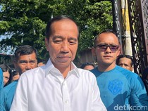 Respons Jokowi soal Survei Luthfi-Yasin di Bawah Andika-Hendi