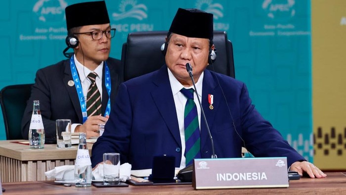 Presiden Prabowo Subianto di Konferensi Tingkat Tinggi (KTT) Kerja Sama Ekonomi Asia-Pasifik (APEC) 2024 (dok. Rian - Biro Pers Sekretariat Presiden)