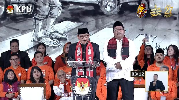 Debat Ketiga Pilkada Jakarta 2024 resmi dimulai. Pasangan calon (paslon) nomor urut tiga, Pramono Anung-Rano Karno, mengutarakan visi-misinya.