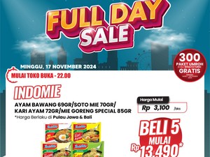 Mie Instan di Transmart Full Day Sale Murah Banget!