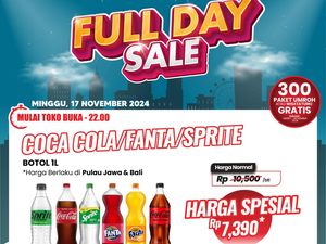 Transmart Full Day Sale Kasih Diskon Jumbo buat Minuman Ringan Nih