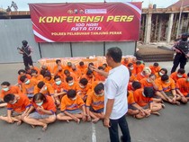 44 Bandit di Surabaya Utara Diringkus Selama 2 Pekan