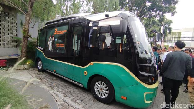 Cagub Jakarta nomor urut 3 Pramono Anung. (Maulana/detikcom)