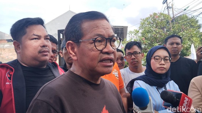 Calon Gubernur (Cagub) Jakarta nomor urut 3 Pramono Anung. (Maulana/detikcom)