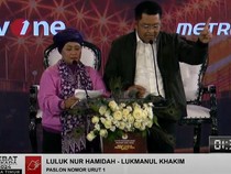 Luluk-Lukman Tutup Debat: Wong Cilik Kudu Dirangkul, Wong Gede Dielingke