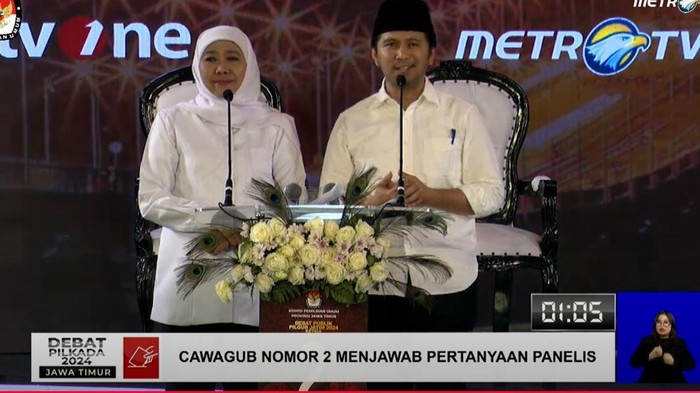 Debat Ketiga Pilgub Jatim 2024