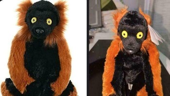 Boneka yang dipajang vs kenyataan. Foto: Demilked