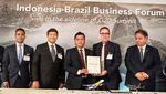 Indonesia-Brasil Teken Kerja Sama Bisnis Senilai Rp 41,8 Triliun