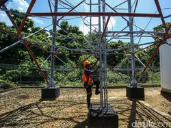 Intip Perawatan BTS di Anambas