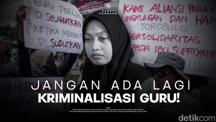 Proses hukum Supriyani, guru honorer di SD Negeri 4 Baito, Konawe, Sulawesi Tenggara menjadi sorotan publik.