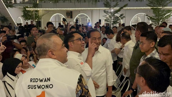 Jokowi bertemu RK di Jakpus. (Anggi/detikcom)