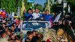 Potret Meriah Kampanye Luthfi-Taj Yasin Didampingi Jokowi di Grobogan-Blora
