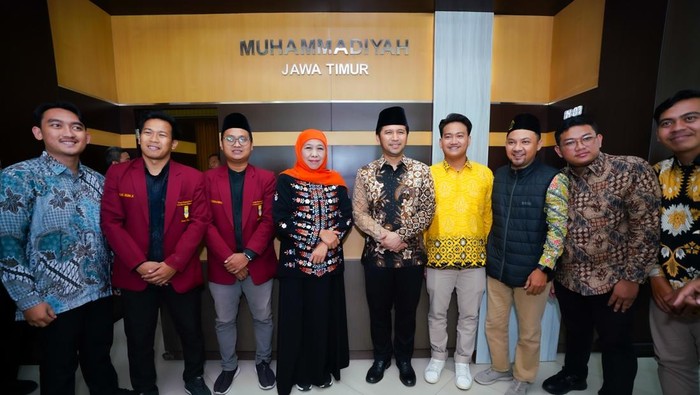 Khofifah bersama PW Muhammadiyah Jatim