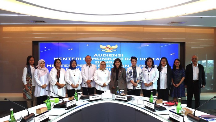 Menkomdigi Bertemu Menteri PPPA