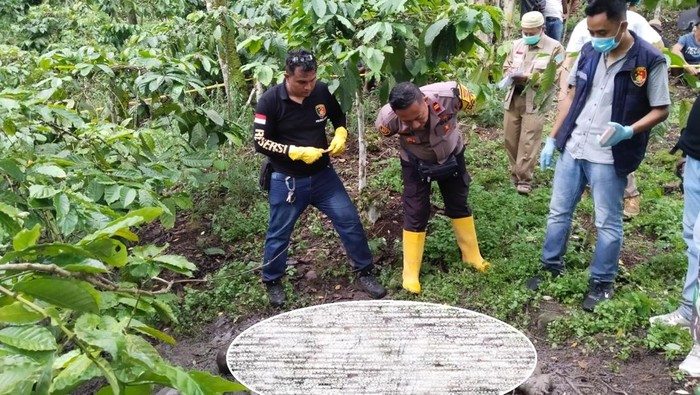Penemuan mayat membusuk di kebun kopi, Lahat