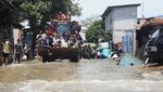 Potret Banjir Rob yang Merendam Muara Angke Jakarta Utara