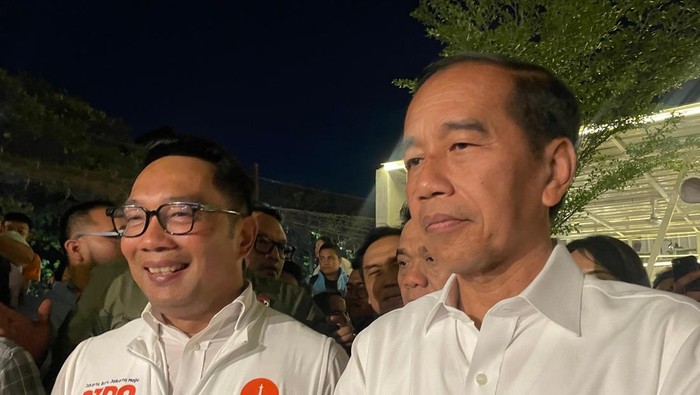 Ridwan Kamil dan Joko Widodo (Jokowi).