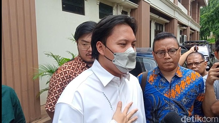 Rizky Febian saat ditemui di PA Jakarta Selatan.