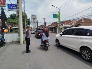 Satlantas Polres Batu Perkuat Penjagaan di Titik Rawan Kecelakaan-Macet