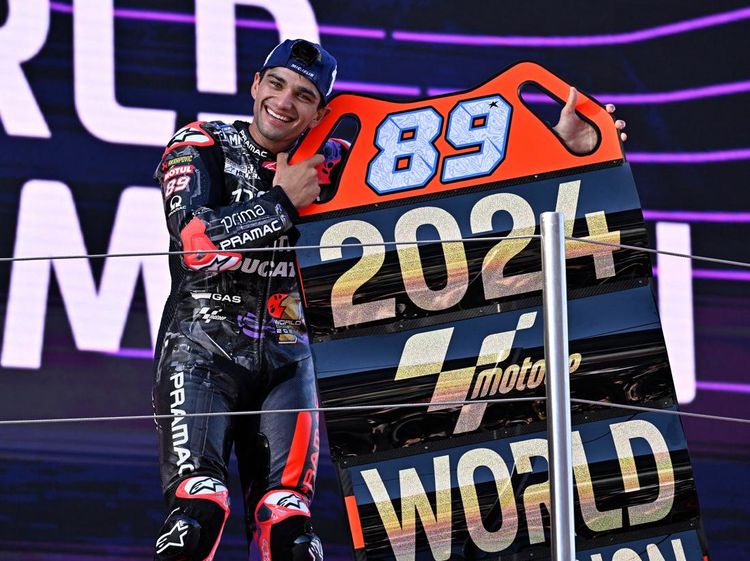 Selebrasi Jorge Martin Sang Juara Dunia MotoGP 2024