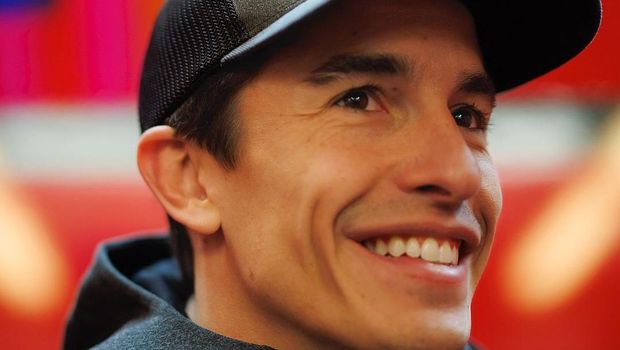 Senyum Marc Marquez di tim pabrikan Ducati