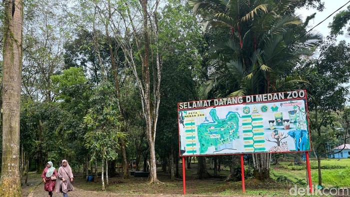 Situasi di Kebun Binatang Medan