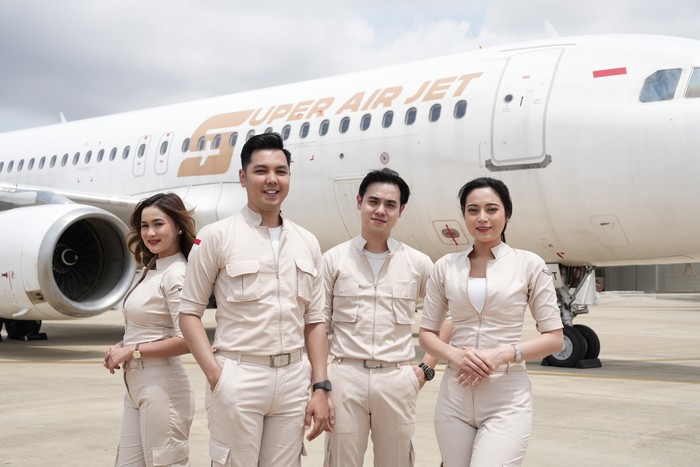 Pengumuman Super Air Jet mengenai pembukaan penerbangan langsung Jogja-Palangkaraya. Foto diunggah Senin (18/11/2024).