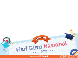 25 Twibbon Hari Guru Nasional 2024 Keren Lengkap dengan Ucapannya