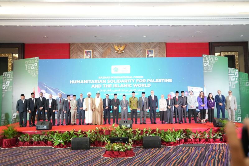 Pembukaan Baznas International Forum dengan tema 'Humanitarian Solidarity for Palestina and Islamic World'