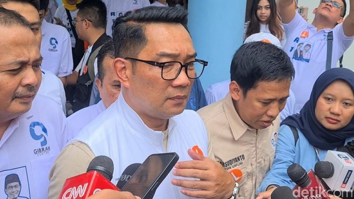 Cagub Jakarta nomor urut 1 Ridwan Kamil (RK). (Joakhim Tharob/detikcom)